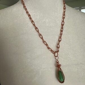 Handmade Copper Pendent Necklace